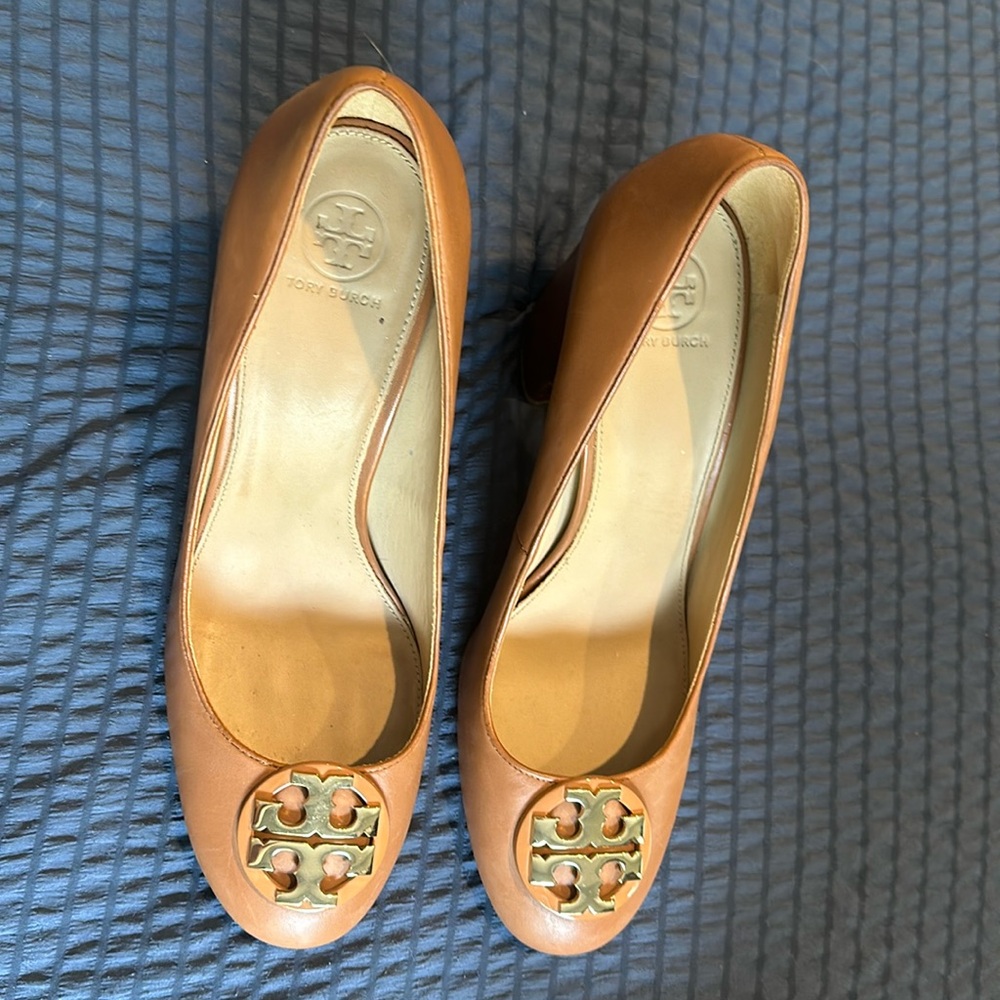 Tory Birch brown 3” heels